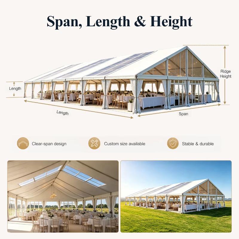Anpassbares Outdoor-Aluminium  – Event & Party Supply Bewertung und Preis