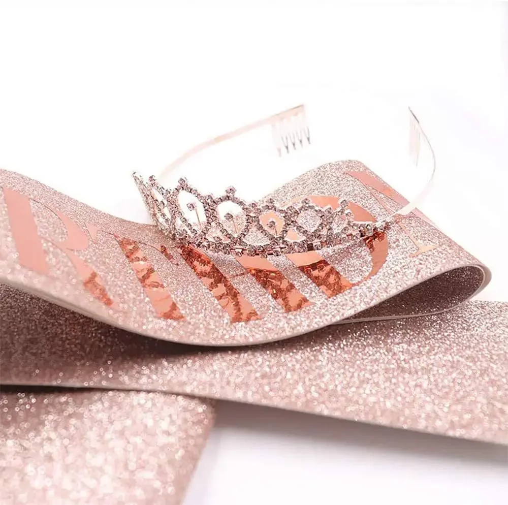 Geburtstag Königin Krone Mädch – Birthday Sash Glitter Bewertung und Preis