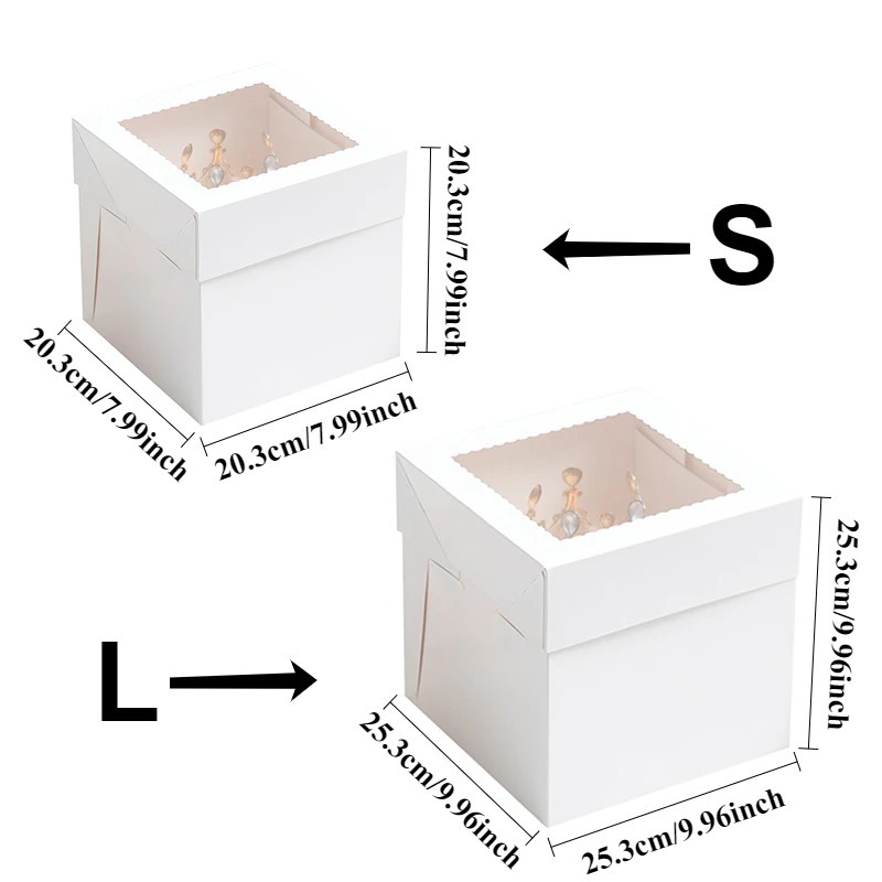 5/10 Stück weiße quadratische  – Event Party Box Bewertung und Preis