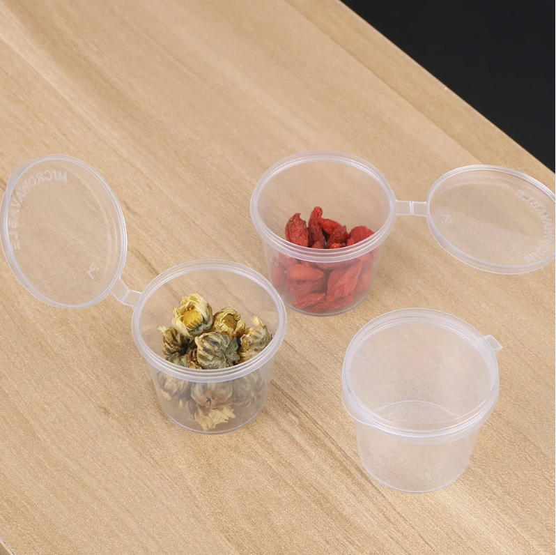 Einweg-Klarsicht-Plastik-Soßen – Plastic Cup 50Pcs Bewertung und Preis